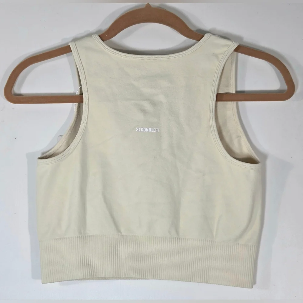 SECONDLEFT SEAMLESS CROPPED SINGLET TOP. - Picture 3 of 7